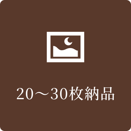 20～30枚納品